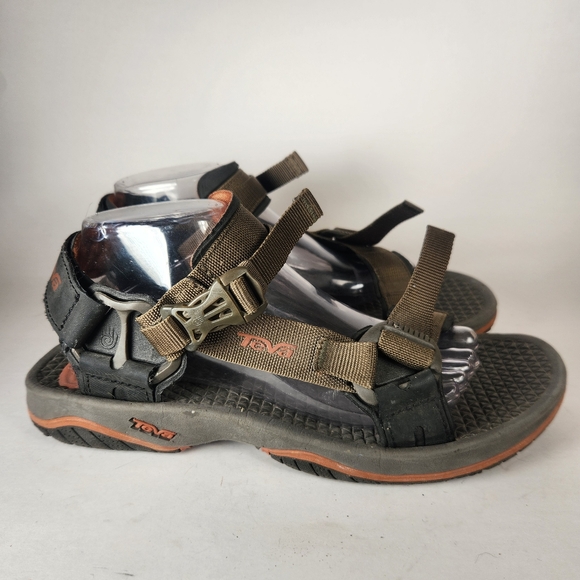 TEVA Men's Universal Buckle 2 Water Sandal Size 10 Khaki Shoes Outdoor - Picture 2 of 11